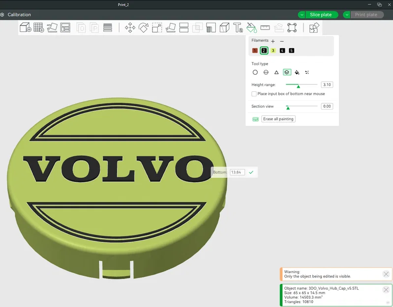 Nắp chụp mâm (Wheel Center Cap) Volvo V70 S60 S80 850 - Image 9
