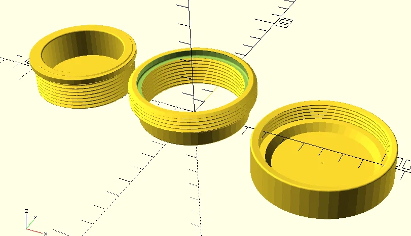 Bổ sung thư viện ren metric eXtra Fine cho OpenSCAD - Image 1