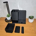 Trạm Sạc Điện Thoại Kết Hợp Khay Đựng Đồ Để Bàn Đa Năng - Thumbnail 3