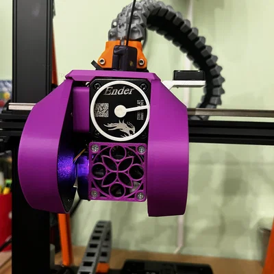 FatterBurner - Ốp gió tản nhiệt Dual 5015 cho Ender 3 v3 SE
