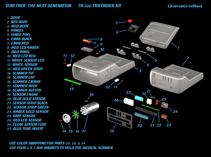 Bộ Kit Tricorder Star Trek TR-580 - Image 2