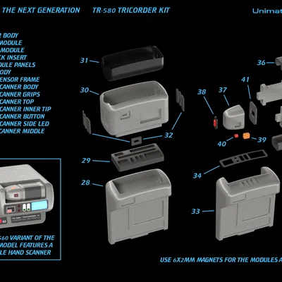 Bộ Kit Tricorder Star Trek TR-580