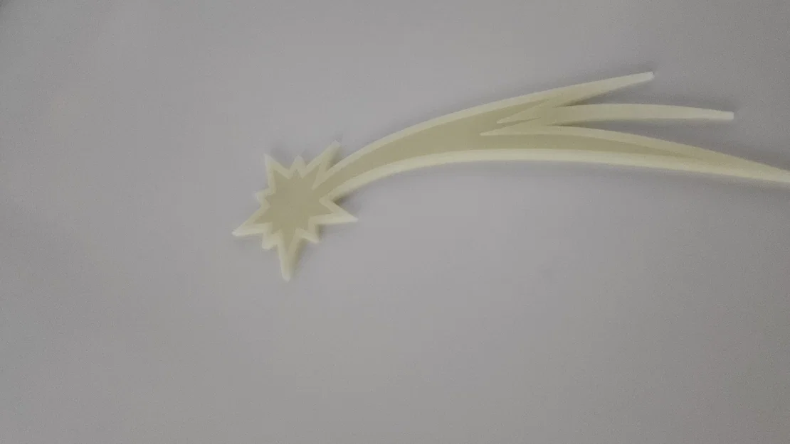 Mô hình trang trí sao băng Shooting Star - In 3D cực dễ - Image 2