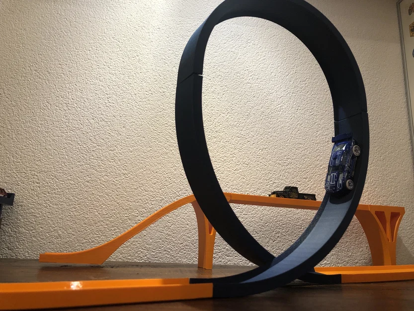 Looping cho hệ track Hot Wheels tuỳ biến (clothoid loop) - Image 1
