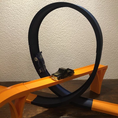 Looping cho hệ track Hot Wheels tuỳ biến (clothoid loop)