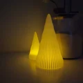 Cây thông Noel 3D trang trí với đèn LED tealight lung linh - Thumbnail 2