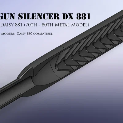 Ống giảm thanh Air Gun Silencer DX 881 (cũng cho Daisy 880)