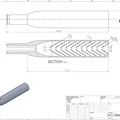 Ống giảm thanh Air Gun Silencer DX 881 (cũng cho Daisy 880) - Thumbnail 2