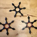 Shuriken Ninja Throwing Star (Wurfstern) 6 cánh – mẫu ném ninja - Thumbnail 3