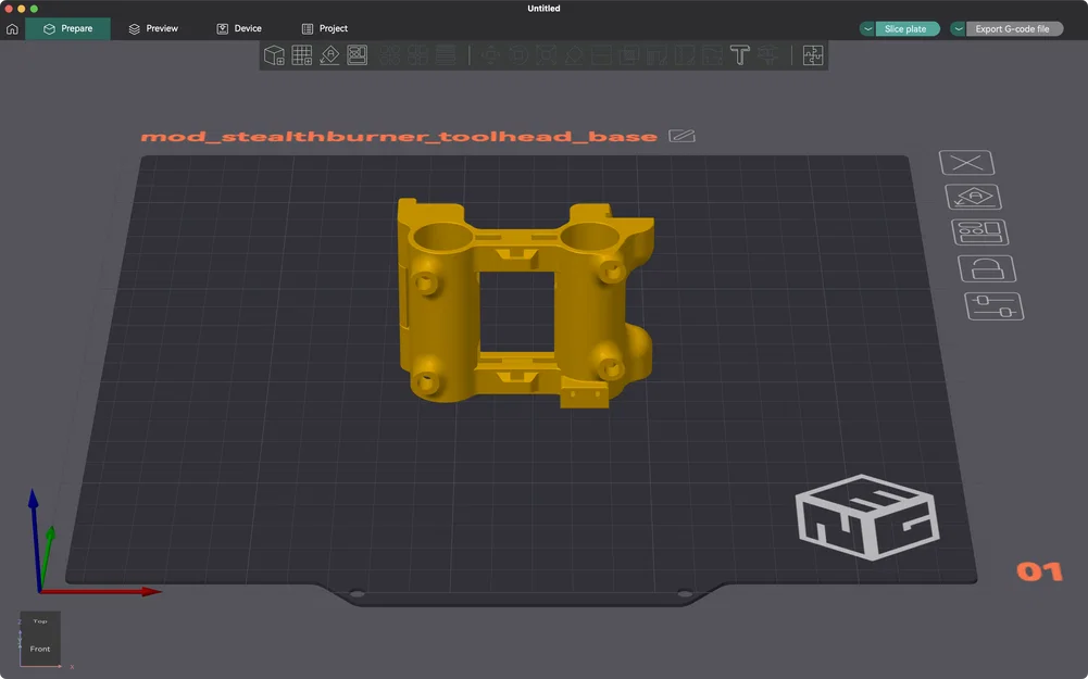 ENDER 3 NG v1.2 - Mount Toolhead Stealthburner - Image 6