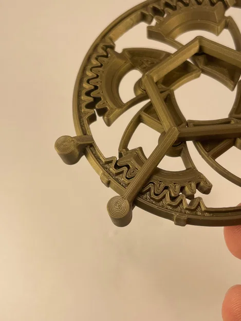 Mechanical Iris V3 | Print-in-Place | Fidget (Cơ cấu mống mắt V3) - Image 3