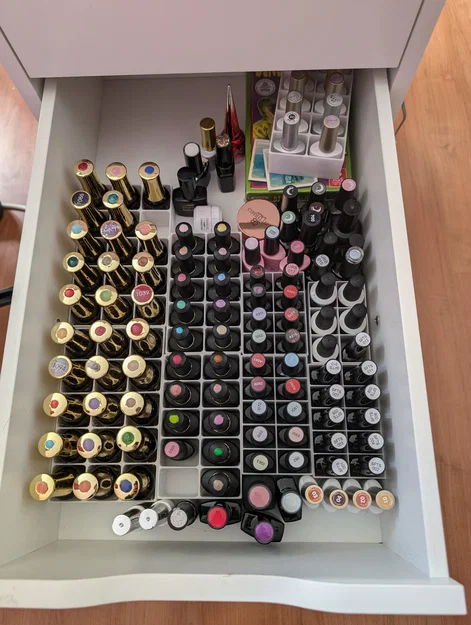 Khay chia ngăn tham số/khay đựng sơn móng tay (Parametric Divided Organizer) - Image 1