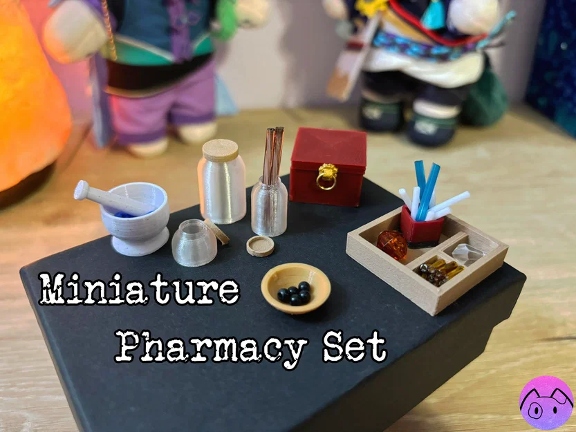 Bộ Mini Tiệm Thuốc Tây (Miniature Pharmacy Set) - Image 1