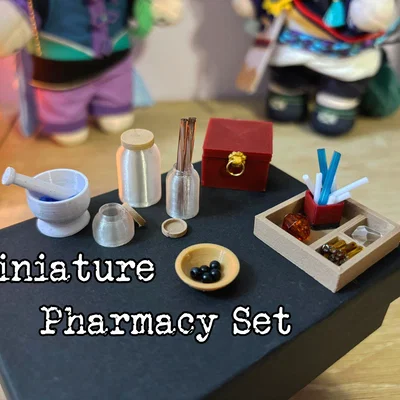 Bộ Mini Tiệm Thuốc Tây (Miniature Pharmacy Set)