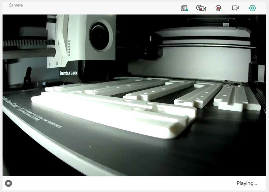 Giá đỡ steel sheet có nút nhả bập bênh, REMIX cho Bambu X1C (split) - Image 2