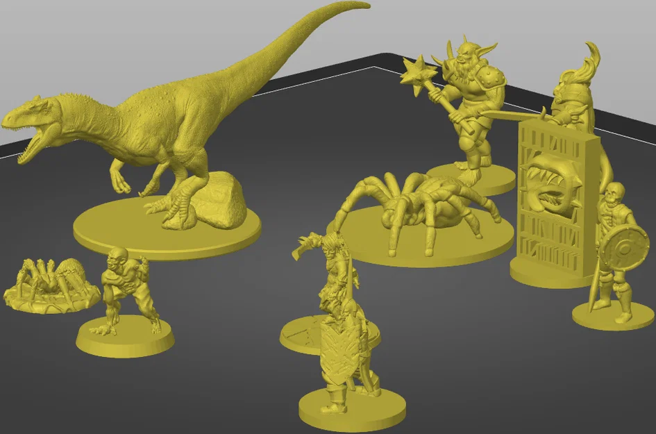 Bộ mô hình quái vật mini đa dạng cho game nhập vai D&D - Image 2