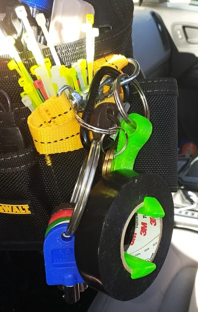 Móc treo cuộn băng keo tiện ích - Phụ kiện in 3D cho thợ điện - Image 1