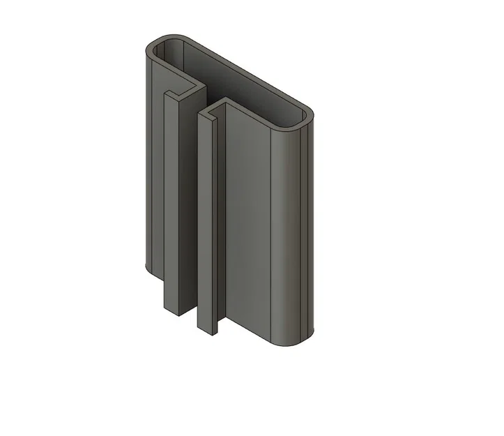 Máng đi dây 40x10 cho nhôm định hình 4040 - Image 1
