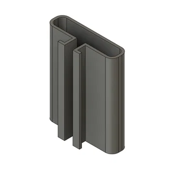 Máng đi dây 40x10 cho nhôm định hình 4040