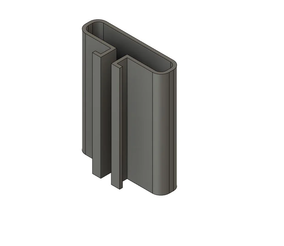 Máng đi dây 40x10 cho nhôm định hình 4040 1