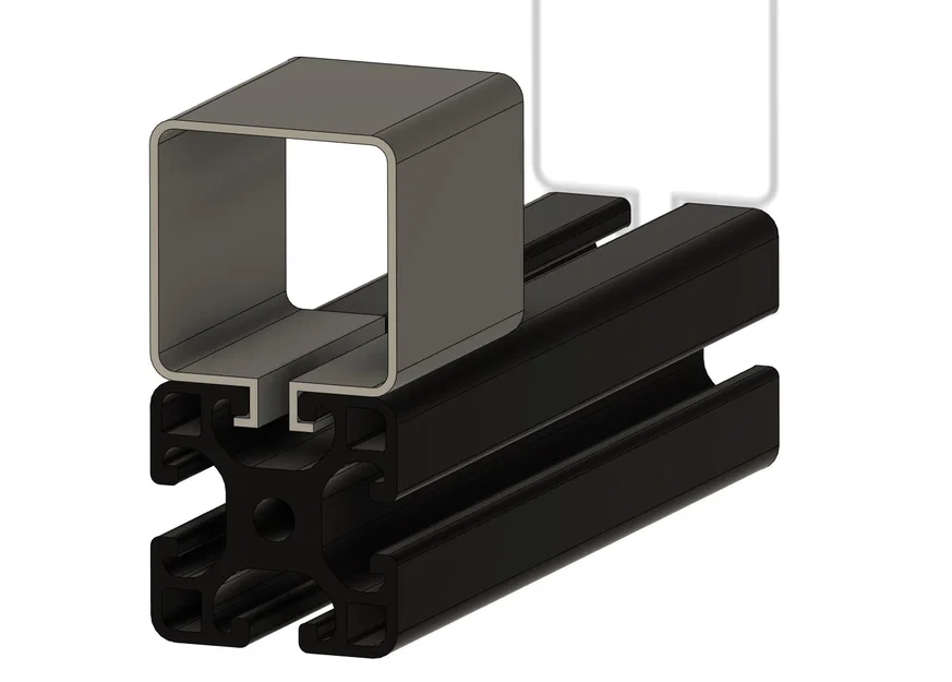 Ống luồn dây điện cho khung nhôm 4040 - Gọn gàng, thẩm mỹ - Image 2