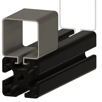 Ống luồn dây điện cho khung nhôm 4040 - Gọn gàng, thẩm mỹ