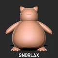 Mô hình 3D Snorlax - Pokemon ngủ gật đáng yêu cực dễ in cho bạn - Thumbnail 1