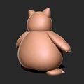 Mô hình 3D Snorlax - Pokemon ngủ gật đáng yêu cực dễ in cho bạn - Thumbnail 2