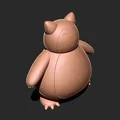 Mô hình 3D Snorlax - Pokemon ngủ gật đáng yêu cực dễ in cho bạn - Thumbnail 5
