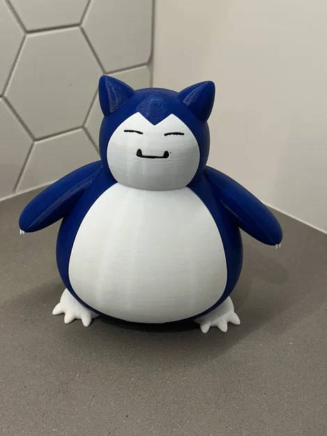 Snorlax Pokemon đa màu (3 màu) cho MMU - Image 3