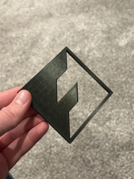 Mô hình logo FlashForge - File in 3D trang trí chất lượng - Image 1