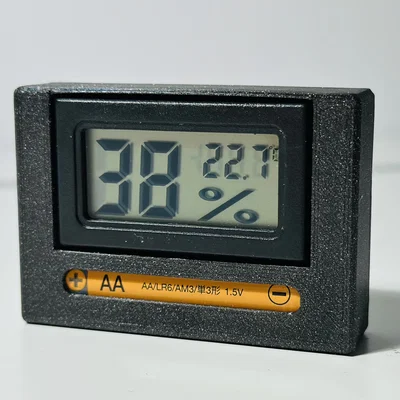 Hộp vỏ Hygrometer dùng pin AA hoặc AAA