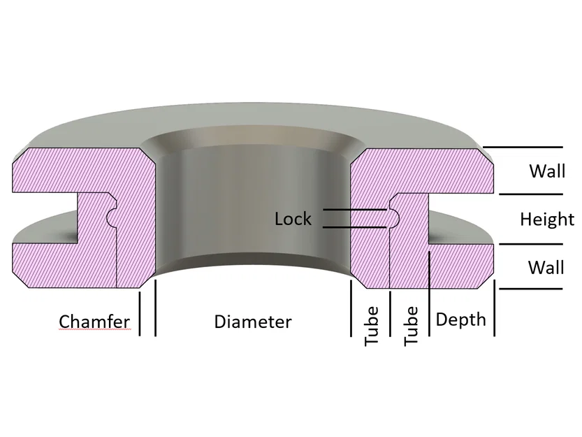 Bộ khoen lỗ (Eyelets) 3D đa kích thước tùy chỉnh tiện lợi - Image 5