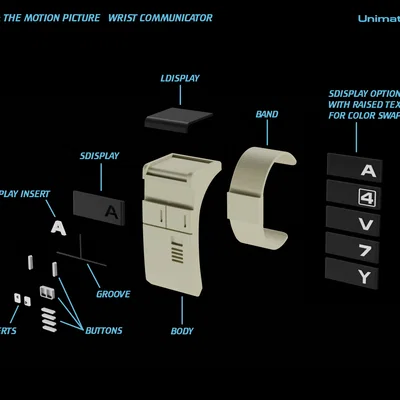 Star Trek: TMP Wrist Communicator – Bộ liên lạc đeo tay (The Motion Picture)