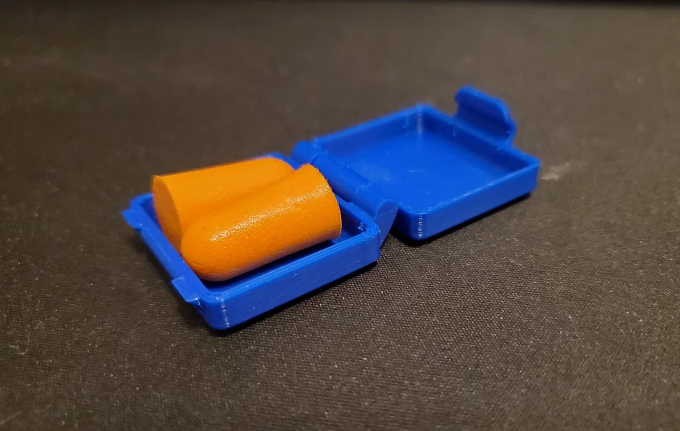 Hộp đựng nút tai 3D nhỏ gọn, dễ mở với thiết kế in liền khối - Image 1