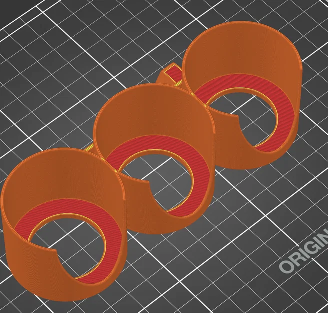 Khay gắn tường HSW đựng 3 chai sơn Vallejo 49mm tiện lợi - Image 3