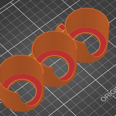 Khay gắn tường HSW đựng 3 chai sơn Vallejo 49mm tiện lợi