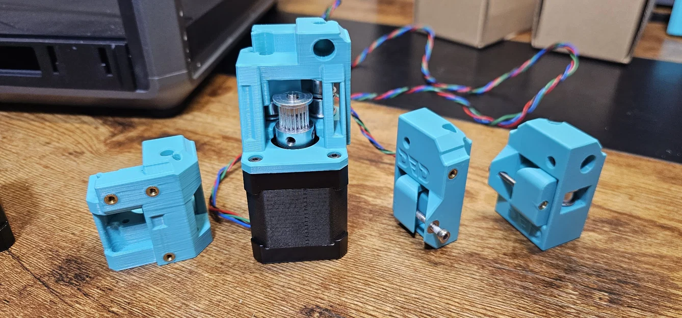 Creality K1 Gantry V2 – Bộ mount stepper & idler thay thế - Image 2
