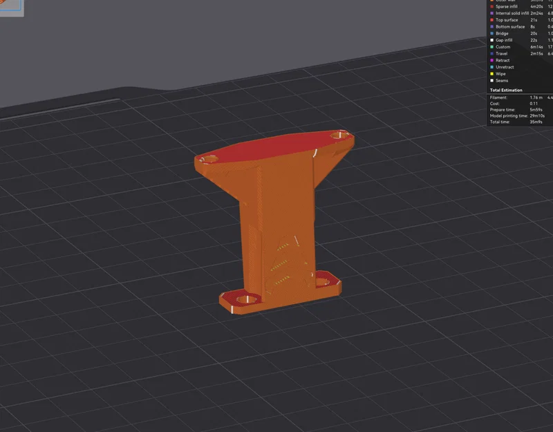 Ngàm gắn Beacon/Cartographer cho Ender 3 V3 KE - Image 5