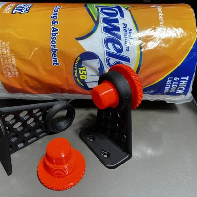 Giá treo khăn giấy 3D có lỗ bắt vít cực tiện dụng