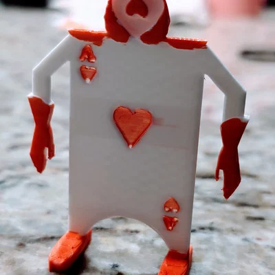 Mô hình 3D Chú Lính Quân Bài trong Alice in Wonderland cực dễ thương