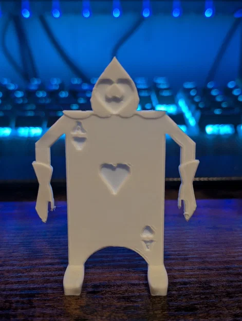 Mô hình 3D Chú Lính Quân Bài trong Alice in Wonderland cực dễ thương - Image 2