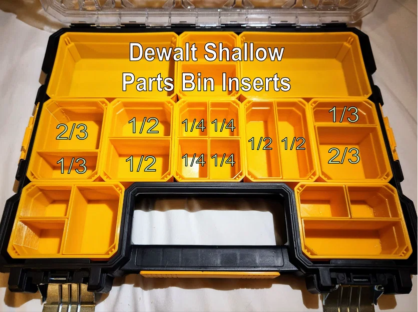 Dewalt Pro Shallow Organizer - Insert vách ngăn hoặc khay (bins) - Image 1