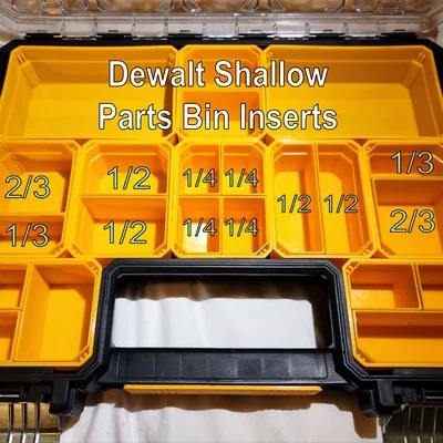 Dewalt Pro Shallow Organizer - Insert vách ngăn hoặc khay (bins)