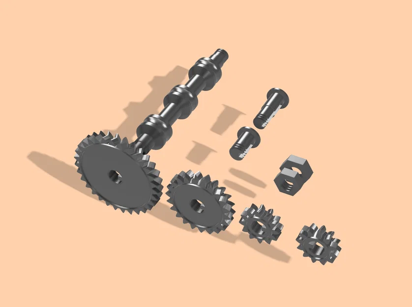 Bánh xe và trục chắc chắn cho máy xào bài (card shuffler) V3 - Image 1