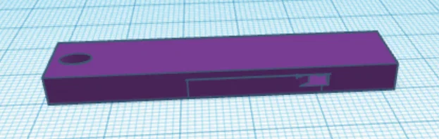 Mẫu thiết kế còi báo động mini cầm tay in 3D đơn giản - Image 1