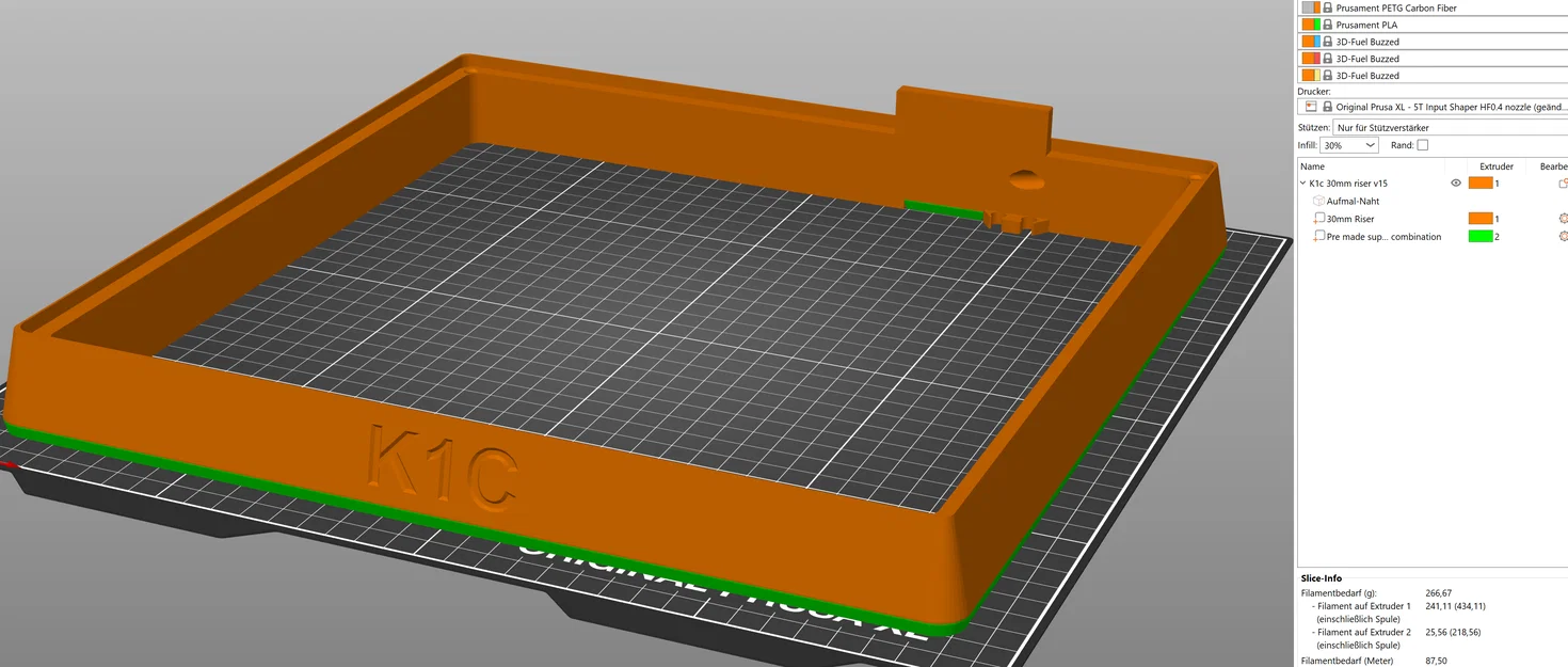 Creality K1C Lid Riser 30mm (một mảnh) - Image 2