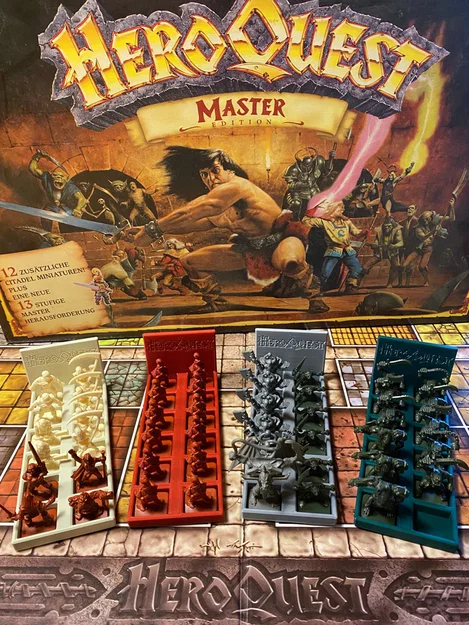 Kệ mini HEROQUEST / Insert 2x6 (Figurenständer für Heroquest) - Image 1