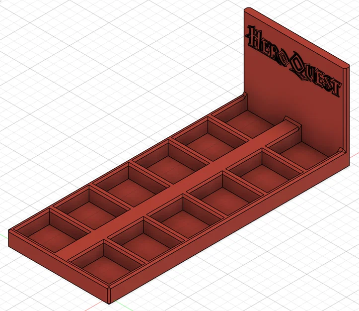 Kệ mini HEROQUEST / Insert 2x6 (Figurenständer für Heroquest) - Image 2
