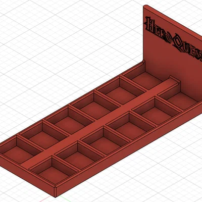 Kệ mini HEROQUEST / Insert 2x6 (Figurenständer für Heroquest)